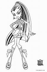Monster High Coloring Pages Printable Cool2bkids sketch template