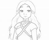 Katara Avatar Coloring Pages Abilities Ability Sketch Another sketch template