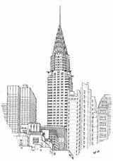 Building Chrysler Drawing Matteo Pericoli York Coloring Buildings Deco Sketch Crysler Architecture Vogue Books Drawings Pages Paintingvalley Sheets Choose Board sketch template