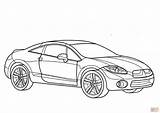 Coloring Mitsubishi Eclipse Pages Supra Toyota Mazda Drawing Printable Sketch Color Solar Getcolorings Colorings Getdrawings Lunar Kids System Print sketch template