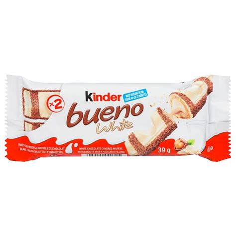 kinder bueno white chocolate  white chocolate bar ingredients chocolate
