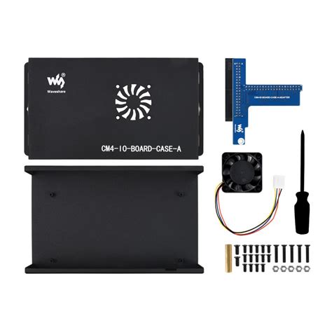 metal box  designed  raspberry pi compute module  io board   cooling fan