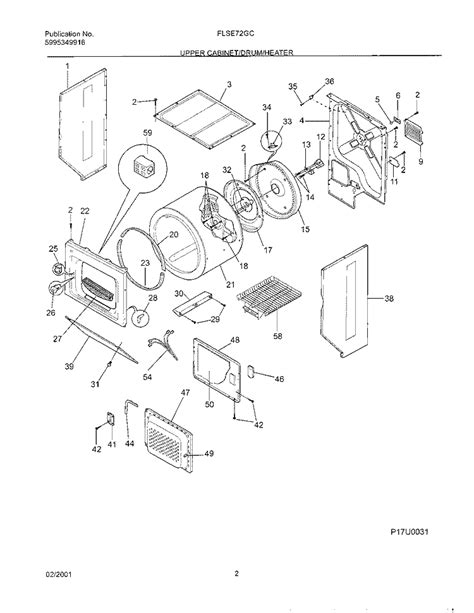 frigidaire stackable washer dryer parts diagram images parts diagram catalog