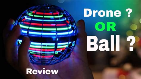 tomzon  flying ball toy drone review youtube
