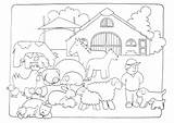 Granjas Granja Animales Colorear24 sketch template