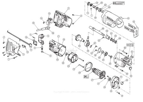 milwaukee   serial ac milwaukee sawzall parts parts diagram  parts list