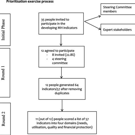 prioritisation exercise process  scientific diagram