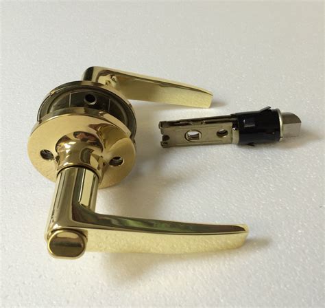 gold lever handle privacy lock royal durham supply