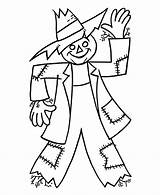 Scarecrow Coloring Getdrawings Print Pages sketch template