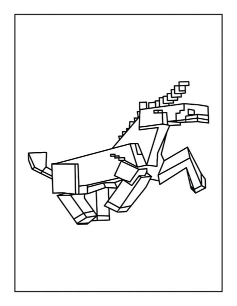 minecraft unicorn coloring pages latest hd coloring pages printable