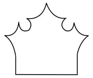 crown templates  print clipart