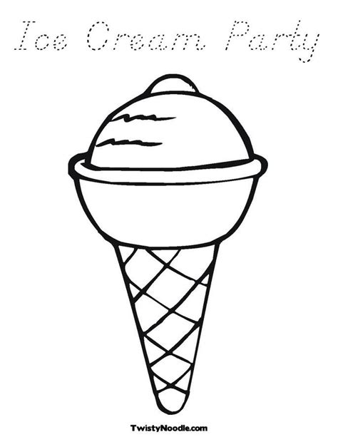 ice cream sundae coloring page coloring home