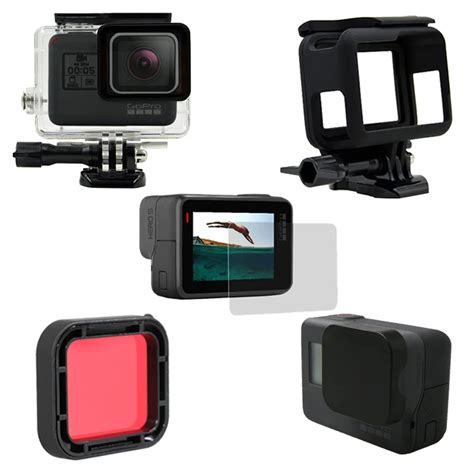 gopro hero  accessories kit  diving housing casered filter