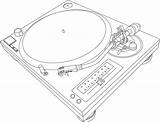 Dj Turntable Drawing Illustration Turntables Line Sketch Technics Drawings Upon Once Time Getdrawings Freeimages Beats York Part Paintingvalley Street Sketches sketch template