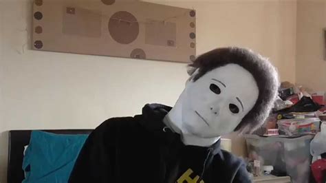 Wearing My Michael Myers H4 Mask Youtube
