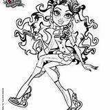 Lagoona Blue Coloring Pages Seated Legged Cross Monster High Hellokids Curly Hair sketch template