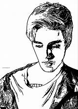 Justin Bieber Coloring Pages Selena Cartoon Getcolorings Drawing Color Printable Getdrawings Wizards Waverly sketch template