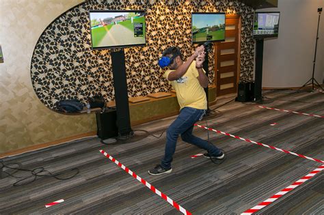 virtual reality hire interactive sports games sportsim