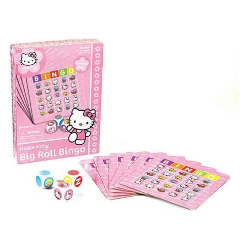 sanrio  kitty board game big roll bingo  sanrio  kitty