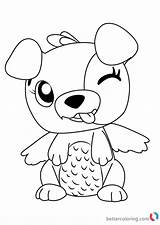 Coloring Pages Hatchimals Printable Puppit sketch template