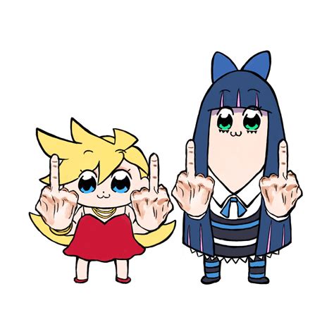 Panty And Stocking With Gay Pop Team Epic Know Your Meme