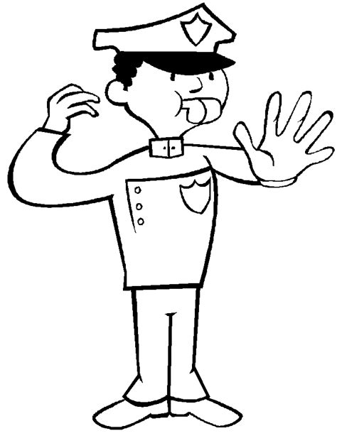 police  coloring pages coloring book