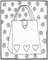 Tassen Kleurplaten Taschen Handbag Purses Animaatjes sketch template