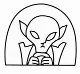 Coloring Alien Pages Aliens Kids Para Cute Animated Printable Desenhos Cliparts Colouring Sheets Activities Children Library Extraterrestres Clipart Family Pintar sketch template