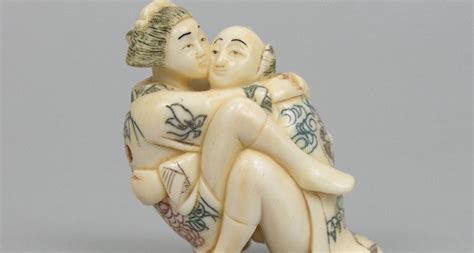 good sex good luck 17th century japanese sex figurines