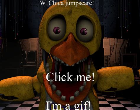 Fnaf Sfm Withered Chica Jumpscare {} By Mikol1987 On
