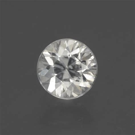 ct diamond cut white zircon  cambodia dimension mm
