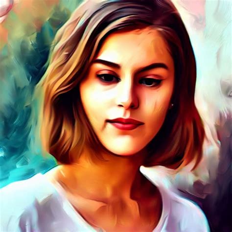 draw printable realistic digital oil painting portrait  reolypus