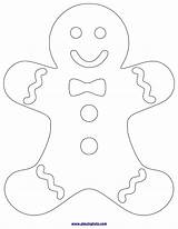 Gingerbread Omino Colorare Natale Marzapane Kids Playingtots sketch template