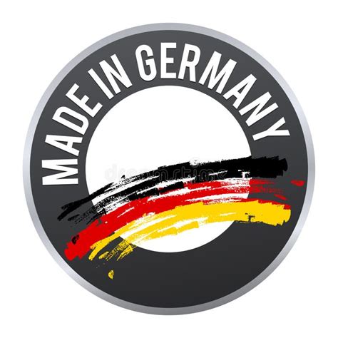 marca en alemania etiqueta distintivo sobre fondo blanco stock de ilustracion ilustracion de