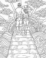 Coloring Pages Romantic Adult Adults Color Printable Getcolorings Getdrawings Colouring People sketch template