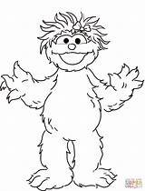 Sesame Street Coloring Pages Drawing Rosita Abby Grover Elmo Characters Super Printable Indiana Jones Grouch Oscar Ernie Outline Monster Stuffed sketch template