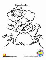 Groundhog Coloring Pages Printable Activities Sheets Color Crafts Kids Prediction Getcolorings Alex Toys Getdrawings Choose Board sketch template