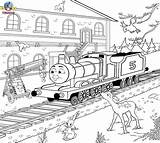 Scenery Drawing Train Coloring Pages Engine Printable Thomas Railway Outline James Station Friends Kids Tank Red Print Color Book Childrens sketch template