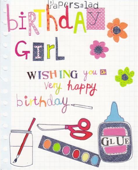 birthday girl birthday card karenza paperie
