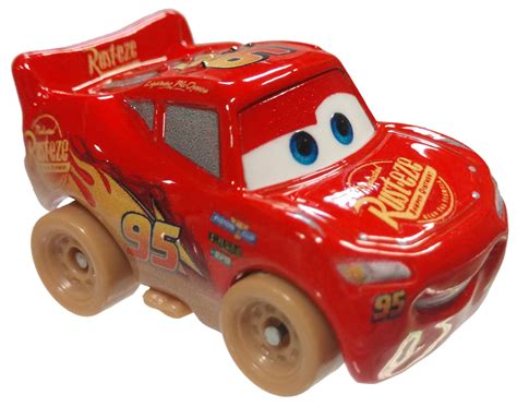 disney pixar metal mini racers series  dirt track lightning mcqueen