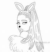 Ariana Ausmalbilder Ausdrucken sketch template