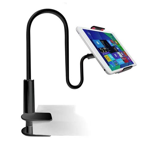 ipad holder universal long flexible neck desk table bed phone holder mount cradle