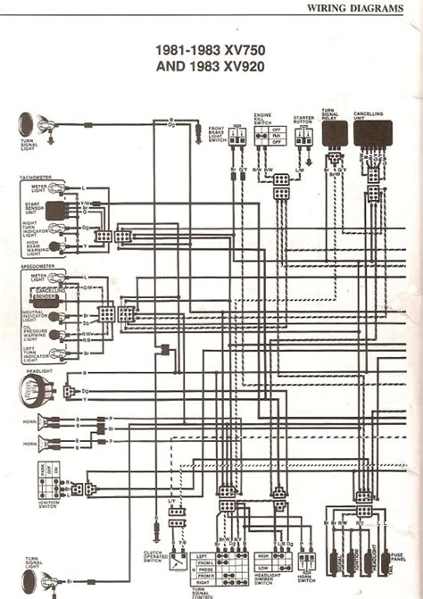 yamaha virago xv wiring diagram greenic