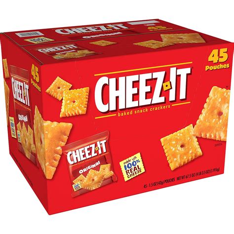 cheez  original crackers snack packs  oz  ct walmartcom