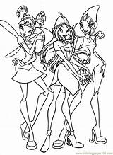 Coloring Winx Pages Club Comments sketch template