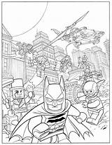 Coloring Lego Batman Popular Pages Movie sketch template