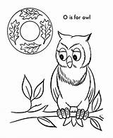 Coloring Owl Pages Alphabet Letter Abc Sheets Animals Activity Printable Color Animal Worksheets Owls Sheet Cute Print Drawing Objects Kindergarten sketch template