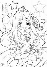 Coloring Cure Marine Precure Pages Anime Heartcatch Zerochan Kurumi Erika Pretty Scan Board Glitter Force Colorare Drawing Original5 Cute Choose sketch template