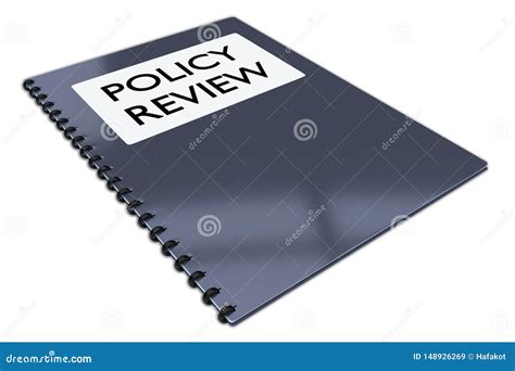 policy review concept stock illustration illustration  insurance