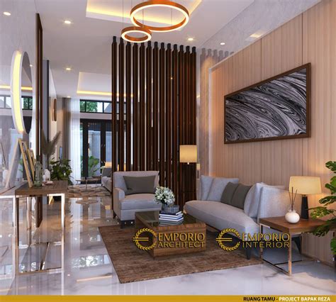 desain interior rumah modern  lantai bapak reza  pekanbaru riau